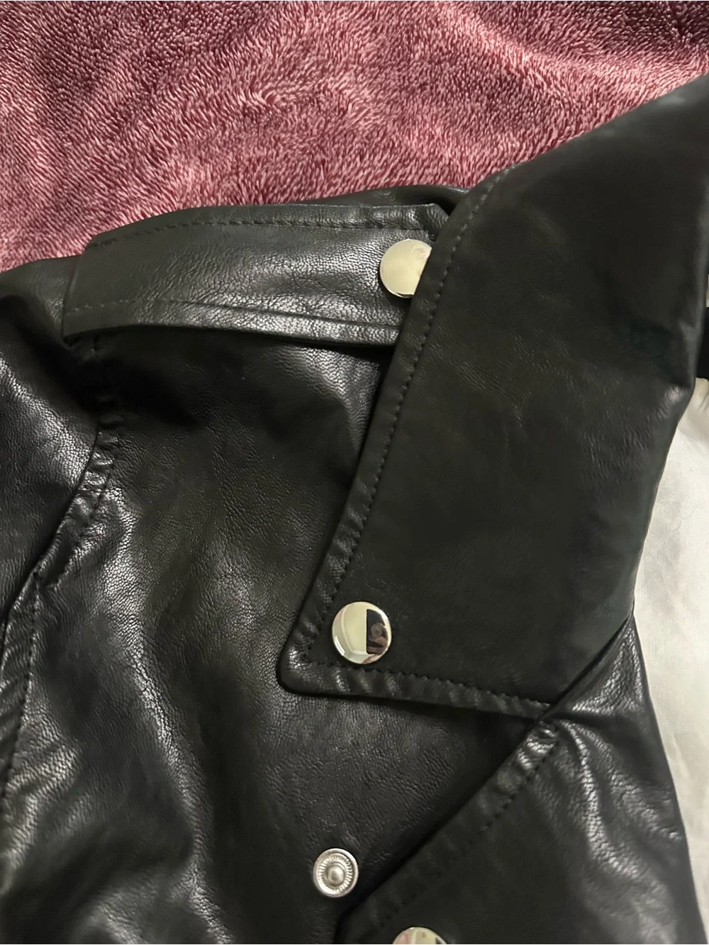 Michael Kors Leather Moto Jacket NWOT